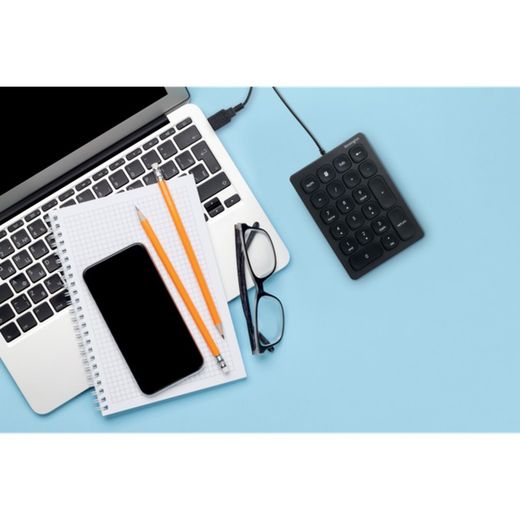 Pavé numérique filaire Kensington, noir