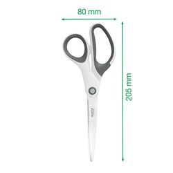 Ciseaux Leitz WOW (blister) Titane, 205mm, rouge