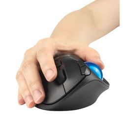 Trackball sans fil TB450 Profit® Ergo Kensington, noir et bleu
