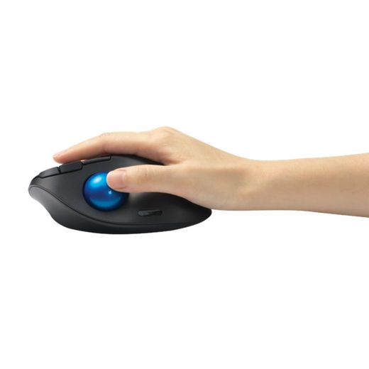 Trackball sans fil TB450 Profit® Ergo Kensington, noir et bleu