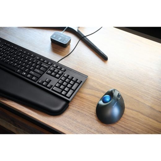 Trackball sans fil TB450 Profit® Ergo Kensington, noir et bleu