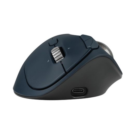Trackball sans fil TB550 Profit® Ergo Kensington, batterie rechargeable, noir et argent