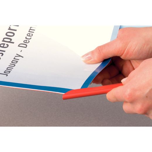 Tiges de reliure de 3 mm. DIN A4. Paquet de 50 bâtonnets, noir