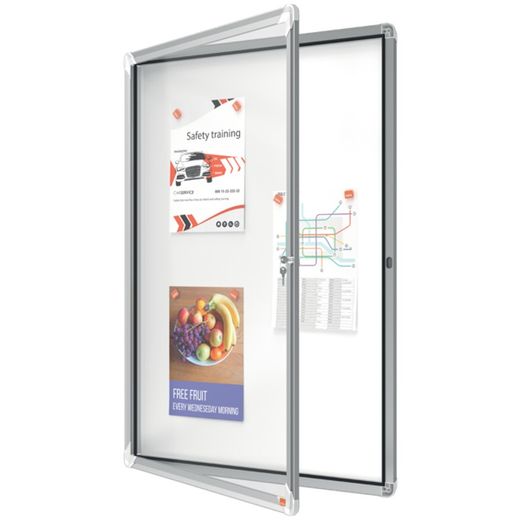Vitrine externa NOBO Premium Plus com fundo magnético 9 x folhas A4