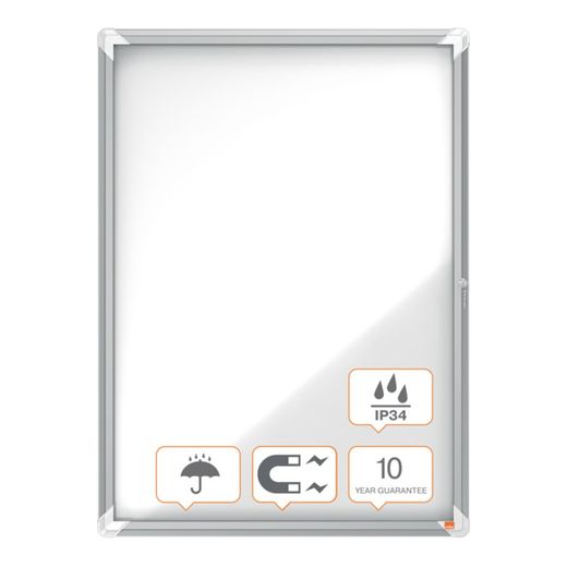Vitrine externa NOBO Premium Plus com fundo magnético 9 x folhas A4