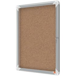 NOBO Premium Plus Vitrine mit Korkboden 4 x A4 Blatt