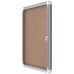 NOBO Premium Plus Vitrine mit Korkboden 6 x A4 Blatt
