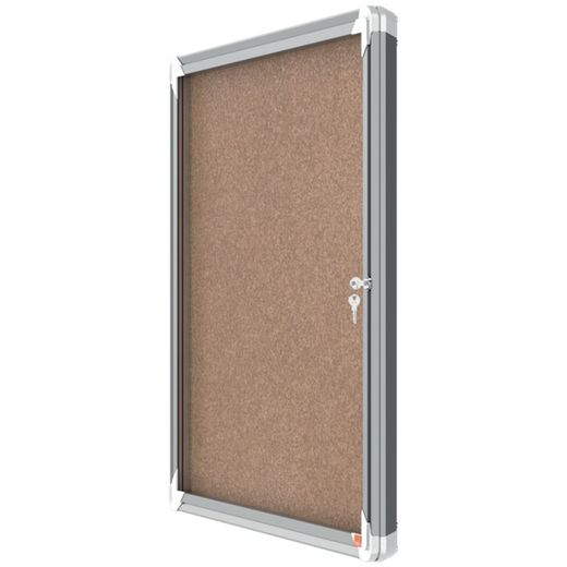 NOBO Premium Plus Vitrine mit Korkboden 6 x A4 Blatt