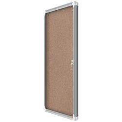 NOBO Premium Plus Vitrine mit Korkboden 9 x A4 Blatt