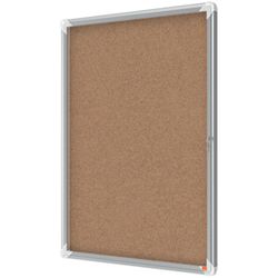 NOBO Premium Plus Vitrine mit Korkboden 9 x A4 Blatt