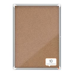 NOBO Premium Plus Vitrine mit Korkboden 9 x A4 Blatt