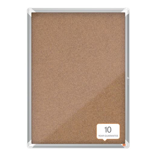 NOBO Premium Plus Vitrine mit Korkboden 9 x A4 Blatt