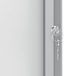 NOBO Premium Plus showcase with magnetic bottom 4 x A4 sheets