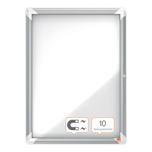 NOBO Premium Plus showcase with magnetic bottom 4 x A4 sheets