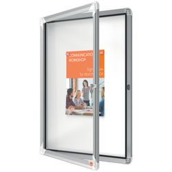NOBO Premium Plus showcase with magnetic bottom 4 x A4 sheets