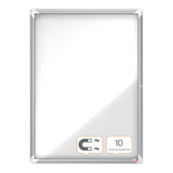 NOBO Premium Plus Vitrine mit Magnetboden 9 x A4-Blätter